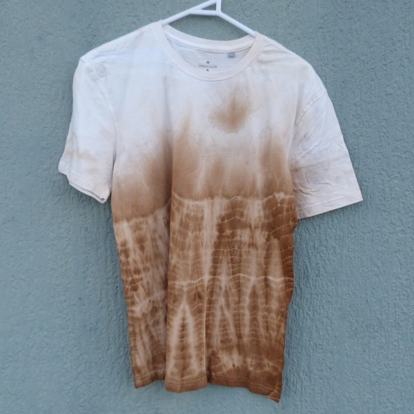 Cutch Dyed Shibori T-Shirt 090