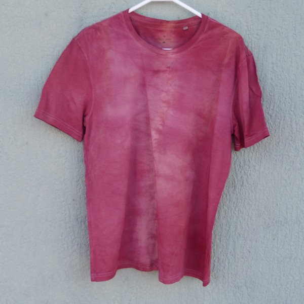 Sappanwood Dyed Shibori T-Shirt 096