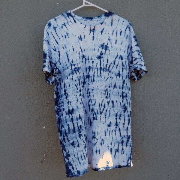 Indigo Dyed Shibori T-Shirt 128