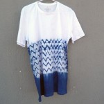 Indigo Dyed Shibori T-Shirt 132