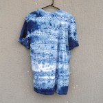 Indigo Dyed Shibori T-Shirt 136