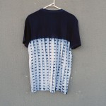 Indigo Dyed Shibori T-Shirt 140