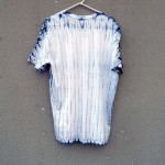 Indigo Dyed Shibori T-Shirt 141