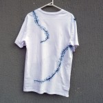 Indigo Dyed Shibori T-Shirt 143