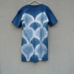 Indigo Dyed Shibori T-Shirt 144