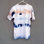 Indigo Dyed Shibori T-Shirt 021