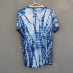 Indigo Dyed Shibori T-Shirt 152