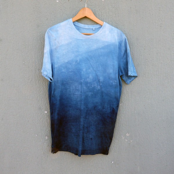 Indigo Dyed Shibori T-Shirt 158