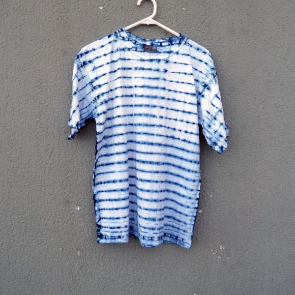 Indigo Dyed Shibori T-Shirt 159