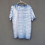 Indigo Dyed Shibori T-Shirt 160