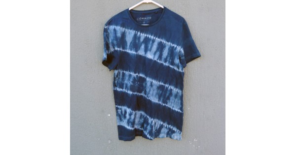 Natural Dyes - Indigo Shibori T-Shirt