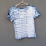 Indigo Dyed Shibori T-Shirt 165