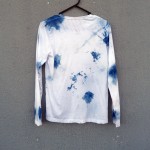 Indigo Dyed Shibori T-Shirt 166