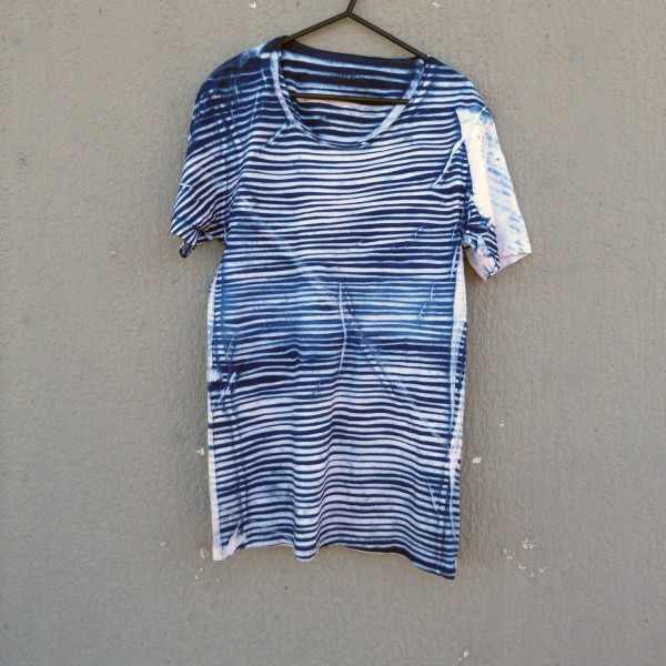 Indigo Dyed Shibori T-Shirt 167