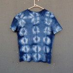 Indigo Dyed Shibori T-Shirt 168