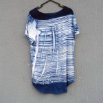 Indigo Dyed Shibori T-Shirt 170