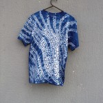 Indigo Dyed Shibori T-Shirt 171