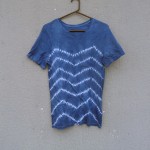 Indigo Dyed Shibori T-Shirt 175