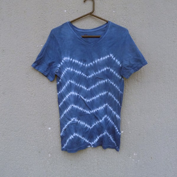 Indigo Dyed Shibori T-Shirt 175