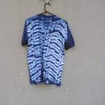 Indigo Dyed Shibori T-Shirt 176