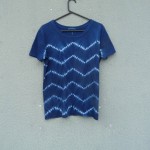 Indigo Dyed Shibori T-Shirt 177