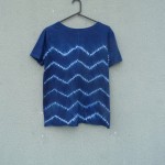 Indigo Dyed Shibori T-Shirt 177