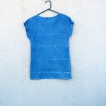 Indigo Dyed Shibori T-Shirt 180