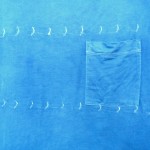 Indigo Dyed Shibori T-Shirt 180