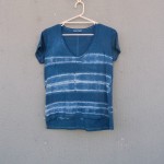 Indigo Dyed Shibori T-Shirt 181