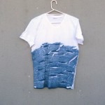 Indigo Dyed Shibori T-Shirt 182