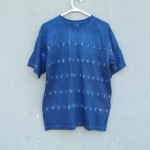 Indigo Dyed Shibori T-Shirt 183