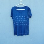 Indigo Dyed Shibori T-Shirt 184