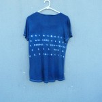 Indigo Dyed Shibori T-Shirt 184