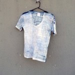 Indigo Dyed Shibori T-Shirt 185