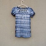 Indigo Dyed Shibori T-Shirt 186