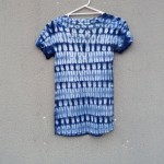 Indigo Dyed Shibori T-Shirt 186