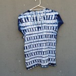 Indigo Dyed Shibori T-Shirt 187