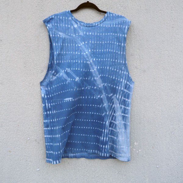 Indigo Dyed Shibori GeneralPant Skate Tee