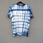 Indigo Dyed Shibori T-Shirt