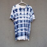 Indigo Dyed Shibori T-Shirt