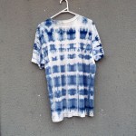 Indigo Dyed Shibori T-Shirt