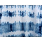 Indigo Dyed Shibori T-Shirt