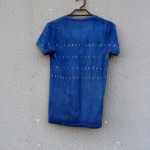 Indigo Dyed Shibori T-Shirt