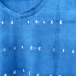 Indigo Dyed Shibori T-Shirt