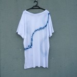 Indigo Dyed Shibori T-Shirt