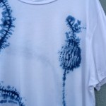 Indigo Dyed Shibori T-Shirt