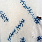 Indigo Dyed Shibori T-Shirt