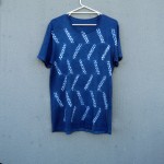 Indigo Dyed Shibori T-Shirt