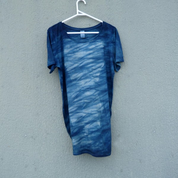 Indigo Dyed Shibori T-Shirt 199