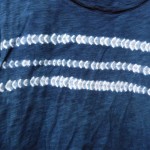 Indigo Dyed Shibori T-Shirt